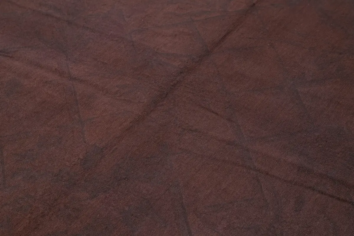 Needlepoint Mor Pamuk Üzerine Yün El Dokuma Halı-173x233 - Görsel 5