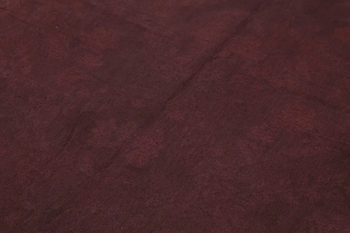 Needlepoint Mor Pamuk Üzerine Yün El Dokuma Halı-166x258 - Görsel 5