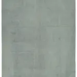 Needlepoint Gri Pamuk Üzerine Yün El Dokuma Halı-163x237