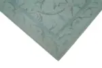 Needlepoint Mavi Pamuk Üzerine Yün El Dokuma Halı-163x253 - Görsel 4