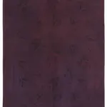 Needlepoint Kahverengi Pamuk Üzerine Yün El Dokuma Halı-161x252