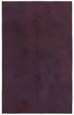 Needlepoint Kahverengi Pamuk Üzerine Yün El Dokuma Halı-161x252