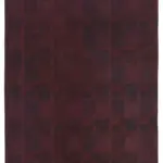 Needlepoint Kahverengi Pamuk Üzerine Yün El Dokuma Halı-140x229