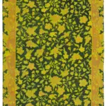 Needlepoint Sarı Pamuk Üzerine Yün El Dokuma Halı-168x243