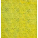 Needlepoint Sarı Pamuk Üzerine Yün El Dokuma Halı-227x267