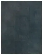 Needlepoint Mavi Pamuk Üzerine Yün El Dokuma Halı-222x283