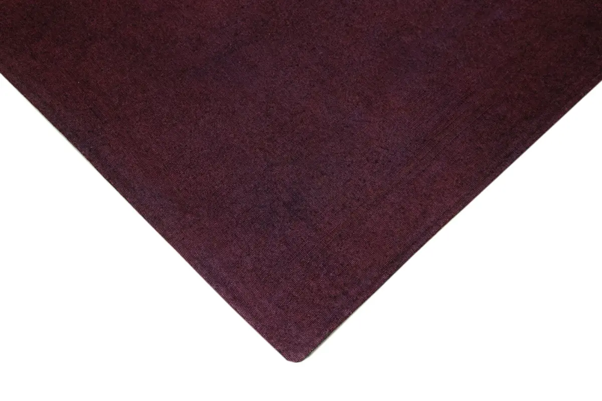 Needlepoint Kahverengi Pamuk Üzerine Yün El Dokuma Halı-223x267 - Görsel 4