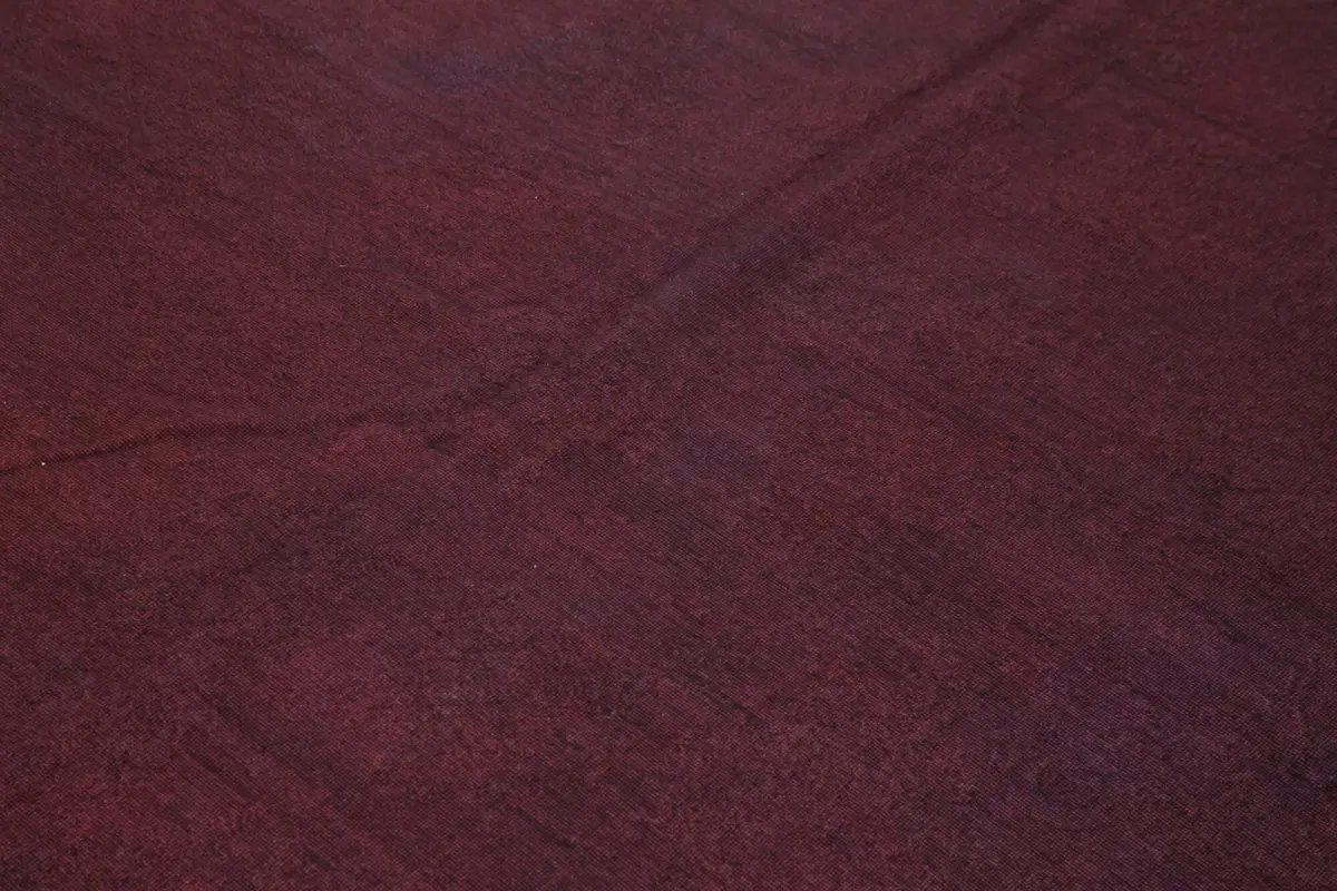 Needlepoint Kahverengi Pamuk Üzerine Yün El Dokuma Halı-223x267 - Görsel 5