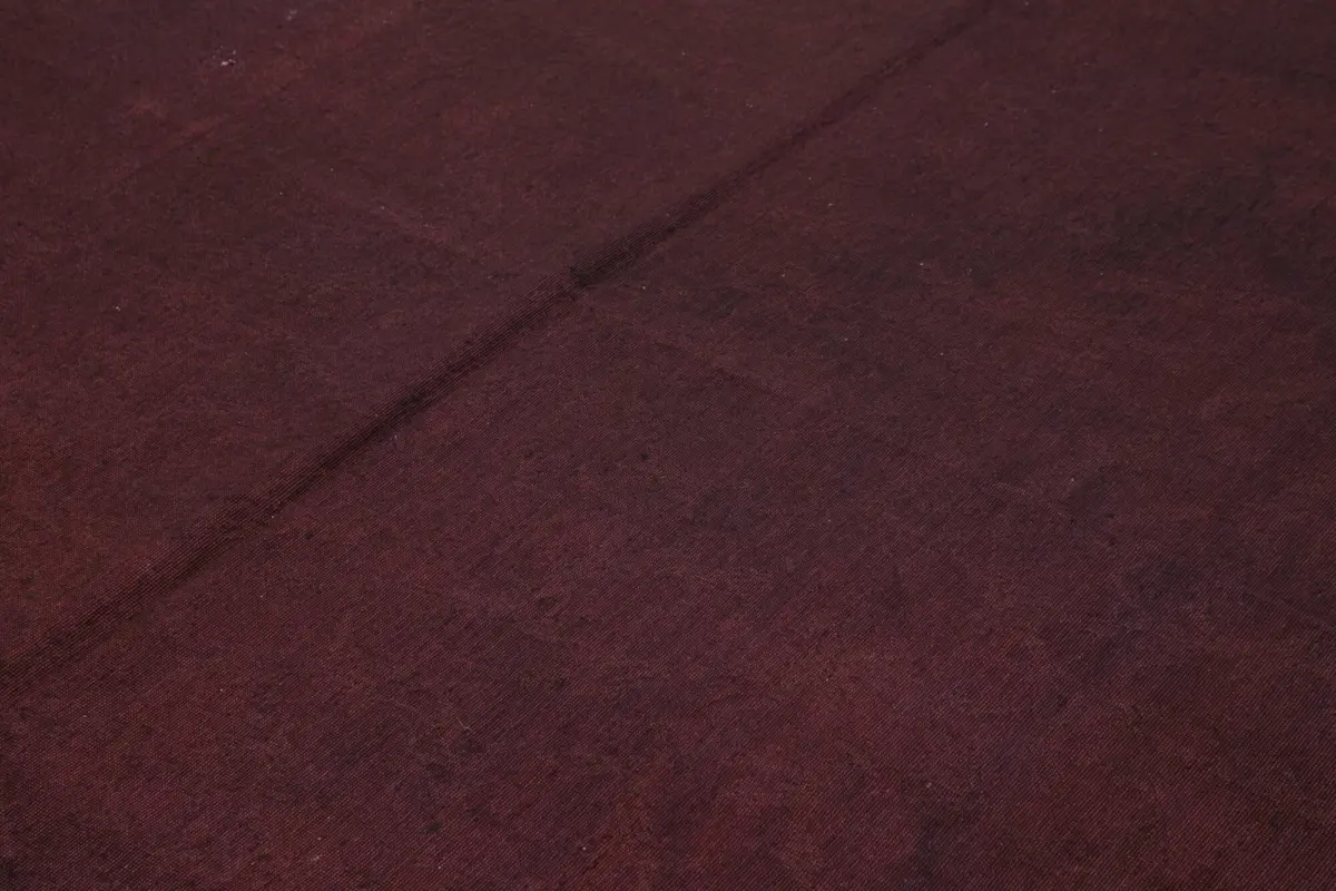 Needlepoint Kahverengi Pamuk Üzerine Yün El Dokuma Halı-217x276 - Görsel 5