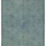 Needlepoint Gri Pamuk Üzerine Yün El Dokuma Halı-248x349