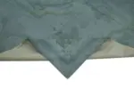 Needlepoint Mavi Pamuk Üzerine Yün El Dokuma Halı-258x335 - Görsel 6