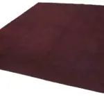 Needlepoint Mor Pamuk Üzerine Yün El Dokuma Halı-265x267