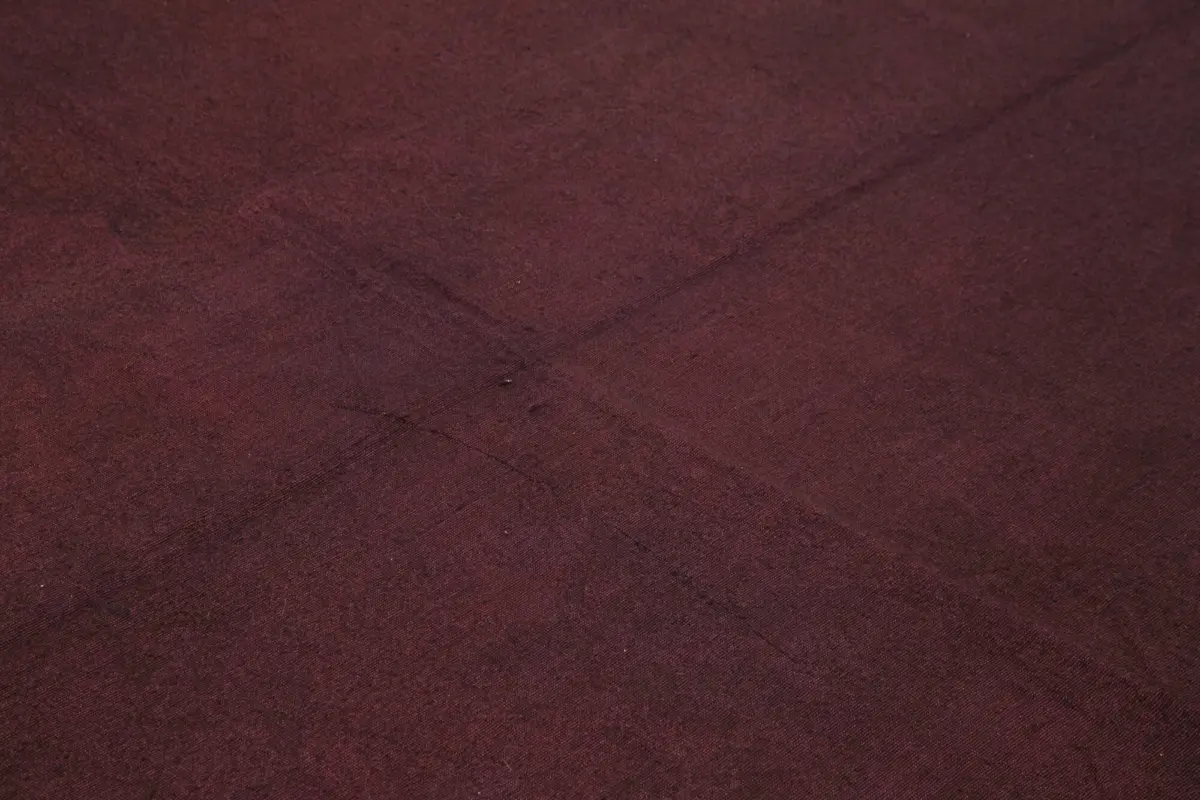 Needlepoint Mor Pamuk Üzerine Yün El Dokuma Halı-265x267 - Görsel 2