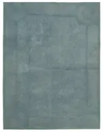 Needlepoint Gri Pamuk Üzerine Yün El Dokuma Halı-291x380