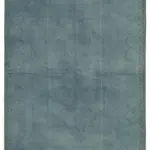 Needlepoint Gri Pamuk Üzerine Yün El Dokuma Halı-274x382