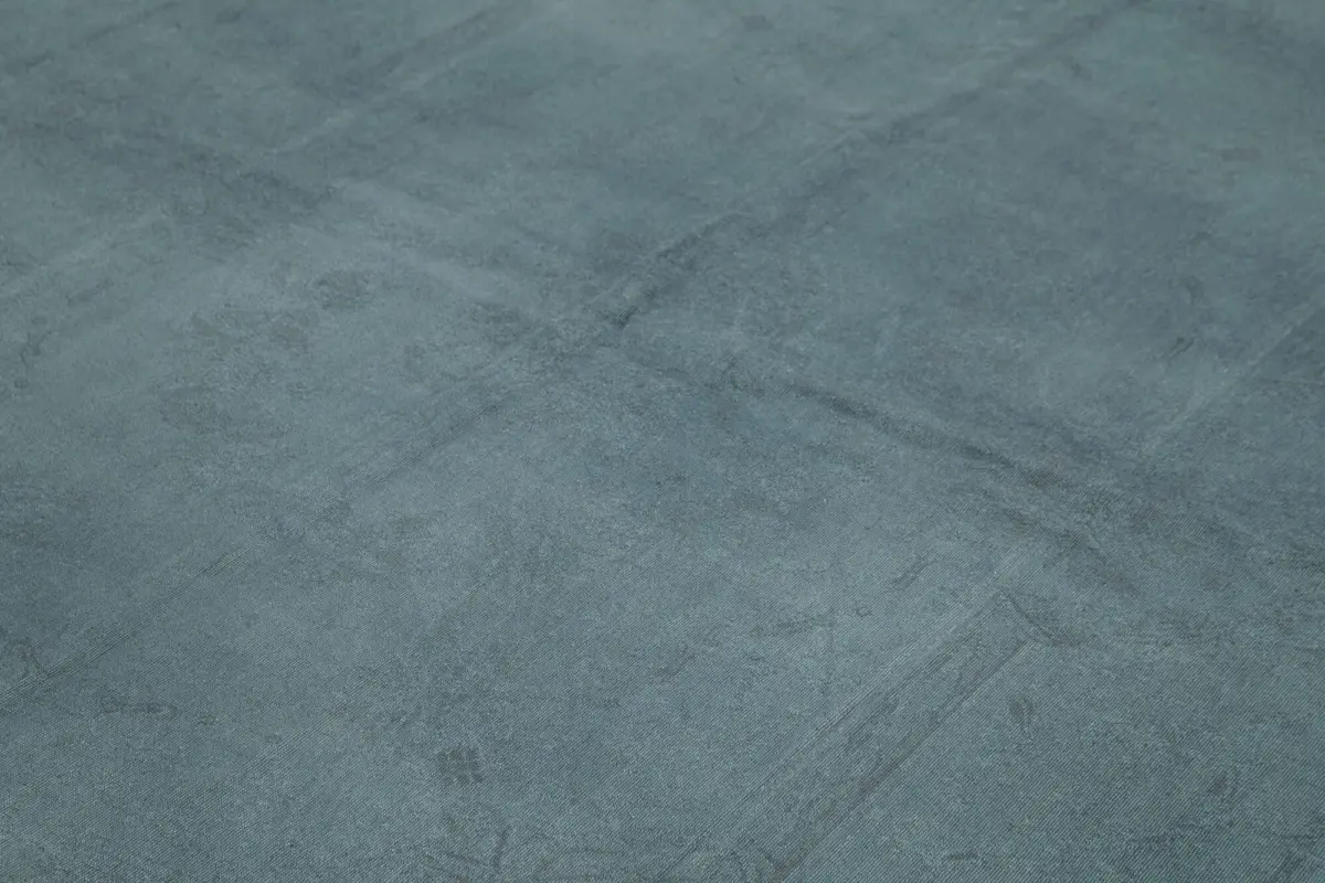 Needlepoint Gri Pamuk Üzerine Yün El Dokuma Halı-274x382 - Görsel 5