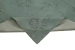 Needlepoint Gri Pamuk Üzerine Yün El Dokuma Halı-267x386 - Görsel 6