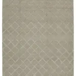 Nepal Kahverengi Pamuk Üzerine Yün El Dokuma Halı-274x366