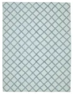 Nepal Mavi Pamuk Üzerine Yün El Dokuma Halı-274x366