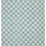 Nepal Mavi Pamuk Üzerine Yün El Dokuma Halı-274x366