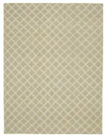 Nepal Bej Pamuk Üzerine Yün El Dokuma Halı-274x366