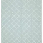 Nepal Mavi Pamuk Üzerine Yün El Dokuma Halı-246x305