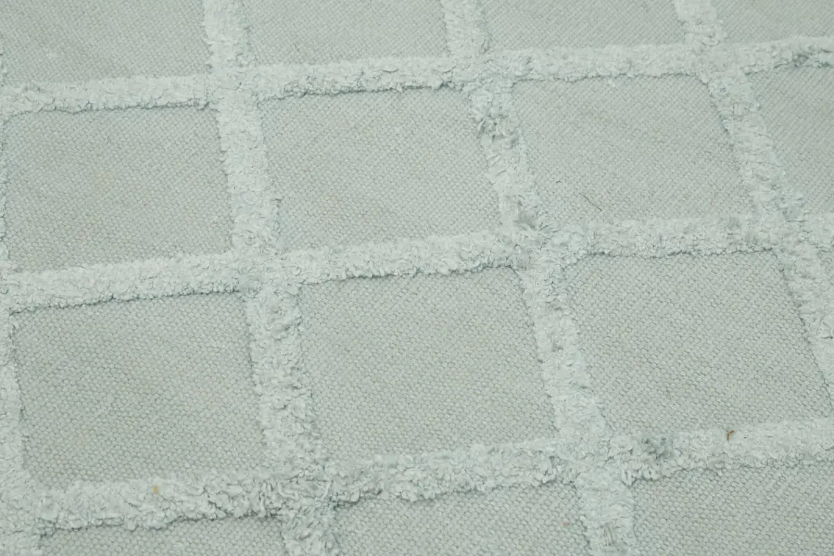 Nepal Mavi Pamuk Üzerine Yün El Dokuma Halı-246x305 - Görsel 5