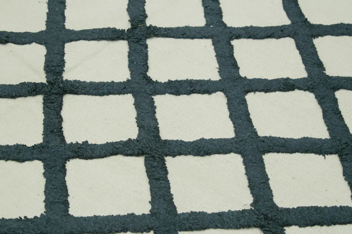 Nepal Bej Pamuk Üzerine Yün El Dokuma Halı-246x305 - Görsel 5