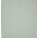 Nepal Mavi Pamuk Üzerine Yün El Dokuma Halı-246x305