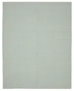 Nepal Mavi Pamuk Üzerine Yün El Dokuma Halı-246x305