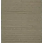 Nepal Kahverengi Pamuk Üzerine Yün El Dokuma Halı-246x305