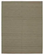 Nepal Kahverengi Pamuk Üzerine Yün El Dokuma Halı-246x305