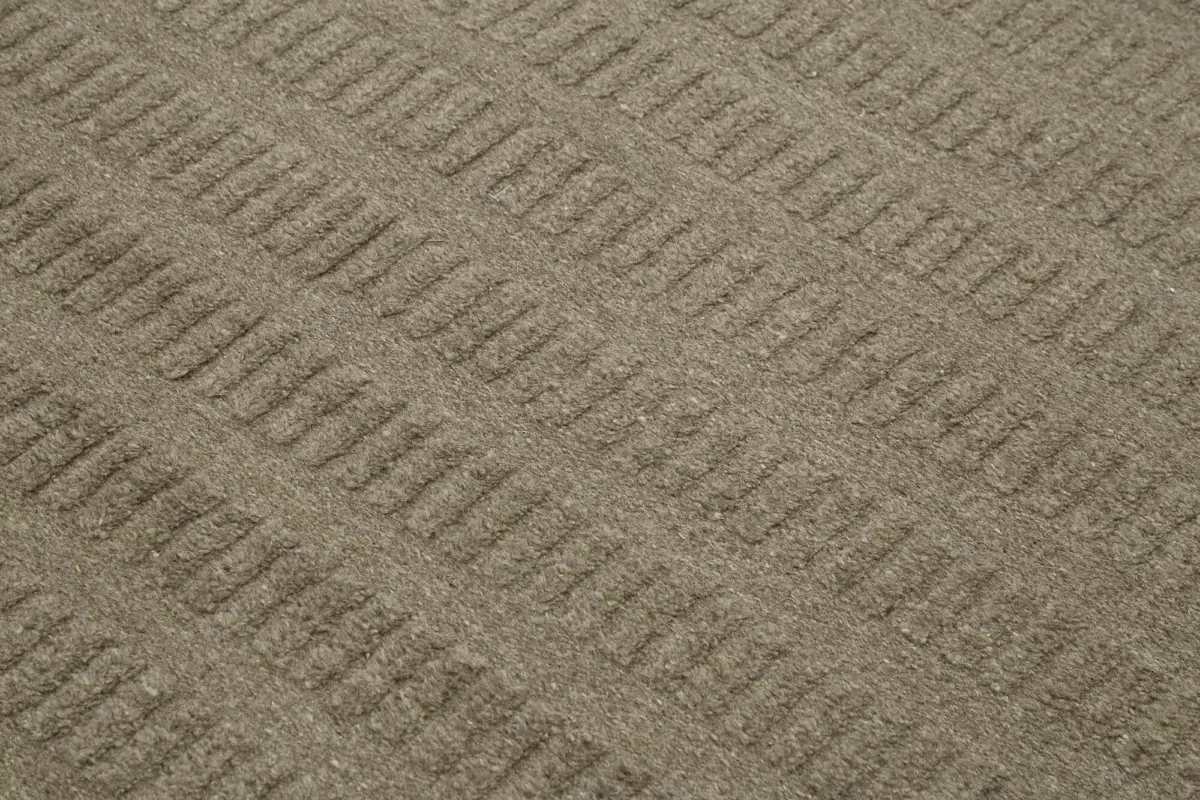 Nepal Kahverengi Pamuk Üzerine Yün El Dokuma Halı-246x305 - Görsel 5