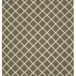 Nepal Kahverengi Pamuk Üzerine Yün El Dokuma Halı-246x305