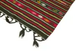 Kıl Çizgili Multi Keçi Kılı İpliğinden El Dokuma Kilim-235x337 - Görsel 4
