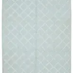 Nepal Mavi Pamuk Üzerine Yün El Dokuma Halı-244x305