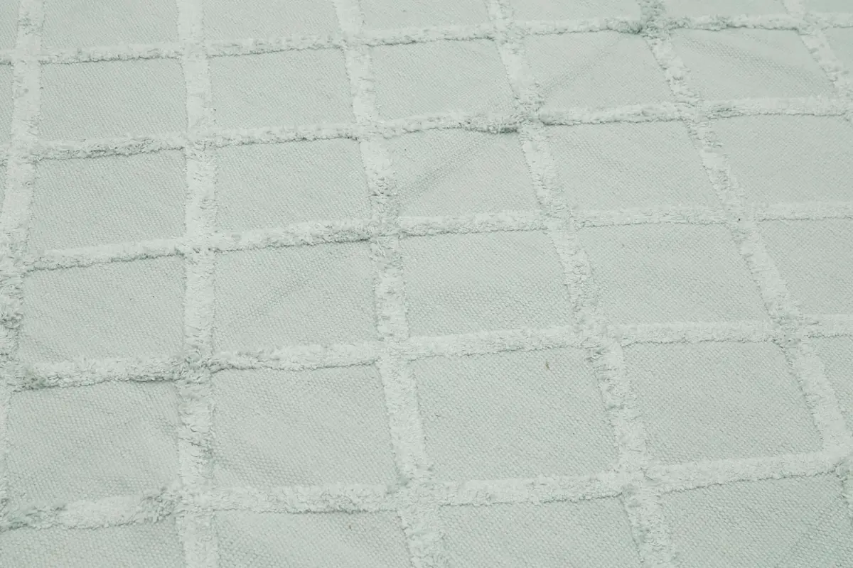 Nepal Mavi Pamuk Üzerine Yün El Dokuma Halı-244x305 - Görsel 5