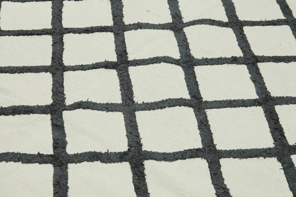 Nepal Bej Pamuk Üzerine Yün El Dokuma Halı-244x305 - Görsel 5