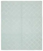 Nepal Mavi Pamuk Üzerine Yün El Dokuma Halı-244x305