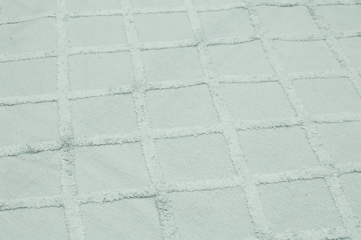 Nepal Mavi Pamuk Üzerine Yün El Dokuma Halı-244x305 - Görsel 5