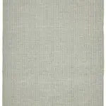 Nepal Gri Pamuk Üzerine Yün El Dokuma Halı-274x366