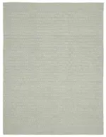 Nepal Gri Pamuk Üzerine Yün El Dokuma Halı-274x366