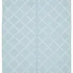 Nepal Mavi Pamuk Üzerine Yün El Dokuma Halı-183x274