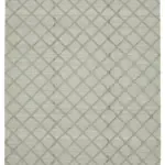 Nepal Gri Pamuk Üzerine Yün El Dokuma Halı-274x365