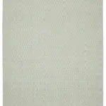 Nepal Mavi Pamuk Üzerine Yün El Dokuma Halı-274x366