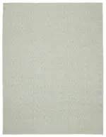 Nepal Mavi Pamuk Üzerine Yün El Dokuma Halı-274x366