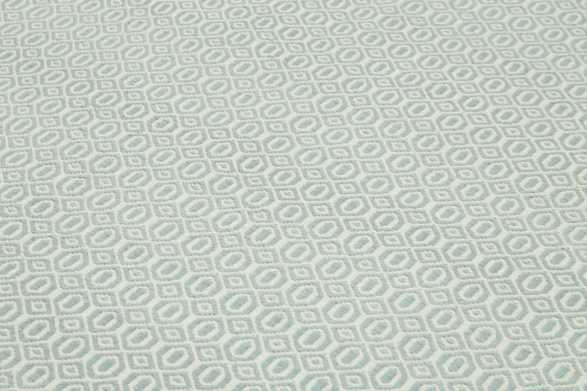 Nepal Mavi Pamuk Üzerine Yün El Dokuma Halı-274x366 - Görsel 5