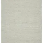 Nepal Gri Pamuk Üzerine Yün El Dokuma Halı-274x366