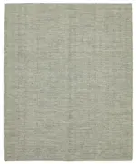 Nepal Gri Pamuk Üzerine Yün El Dokuma Halı-246x305