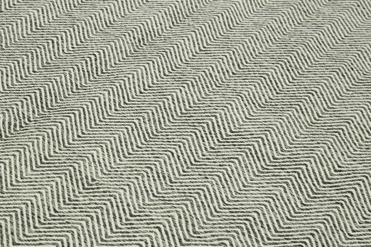 Nepal Gri Pamuk Üzerine Yün El Dokuma Halı-246x305 - Görsel 5